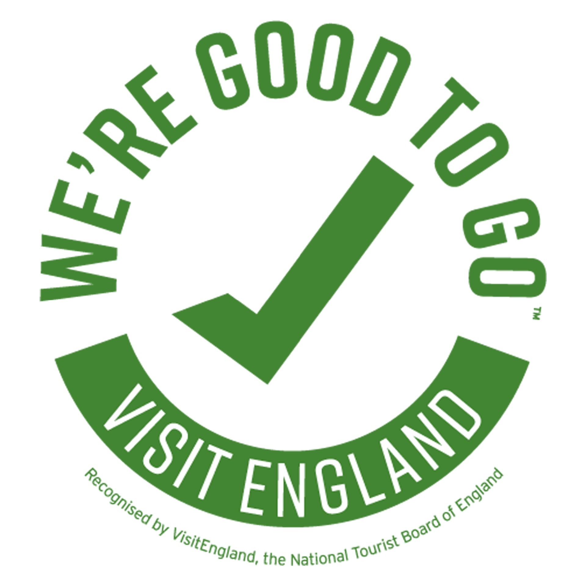 We're Good To Go - Visit England Badge